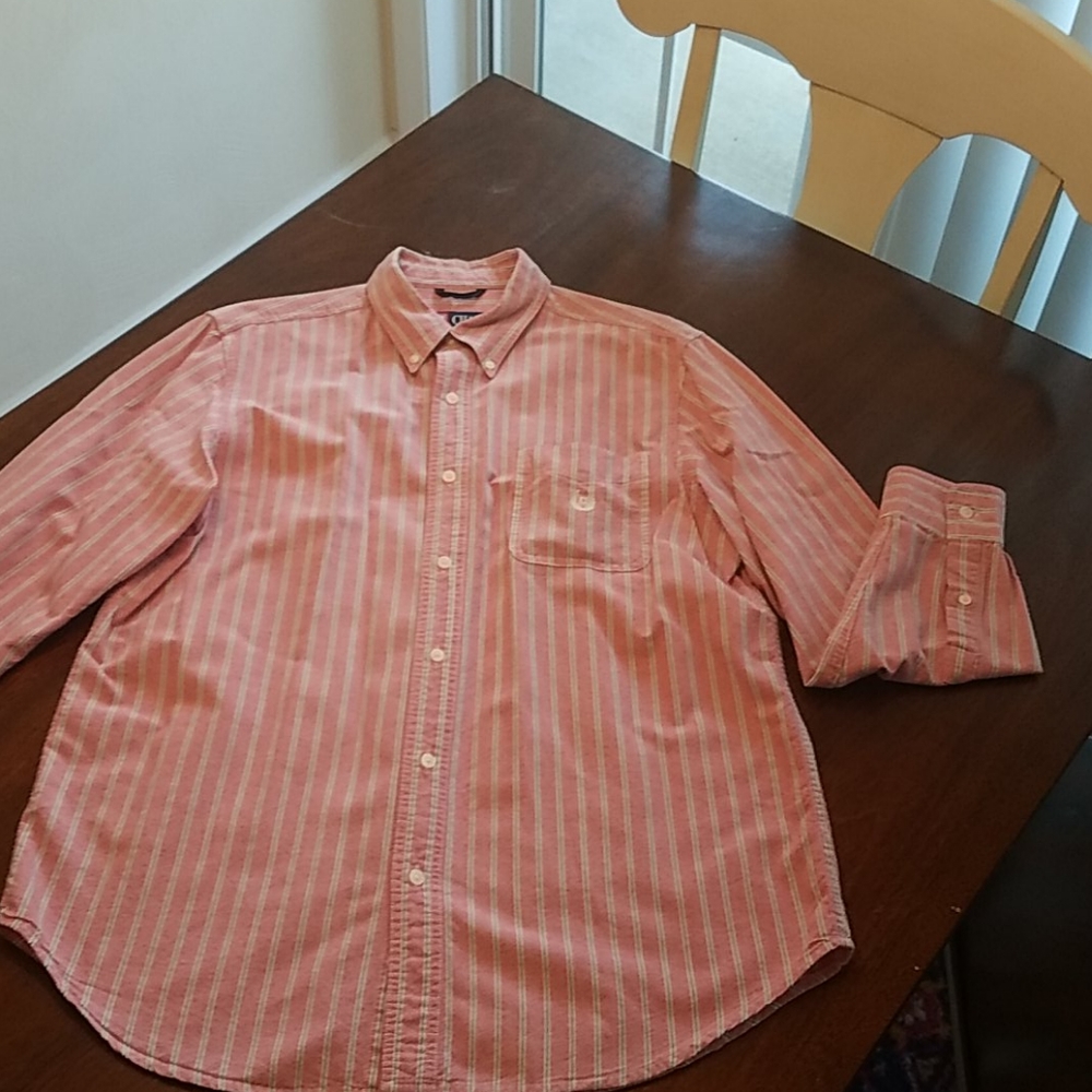 Chaps Pink Button Down
